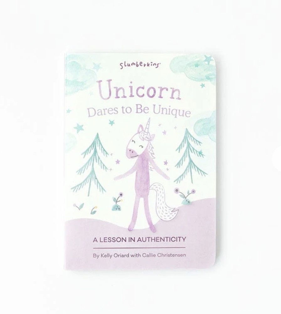 Toys & Activites Slumberkins | Unicorn Dares To Be Unique - A Lesson In Authenticity