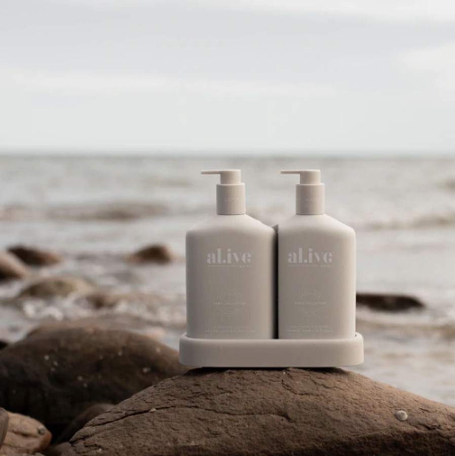 For Mums & Dads al.ive body | Wash & Lotion Duo - Sea Cotton & Coconut