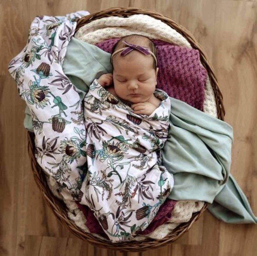 Baby, Kids & Teens Snuggle Hunny Kids | Organic Muslin Wrap; Banksia - Snuggle Hunny Kids