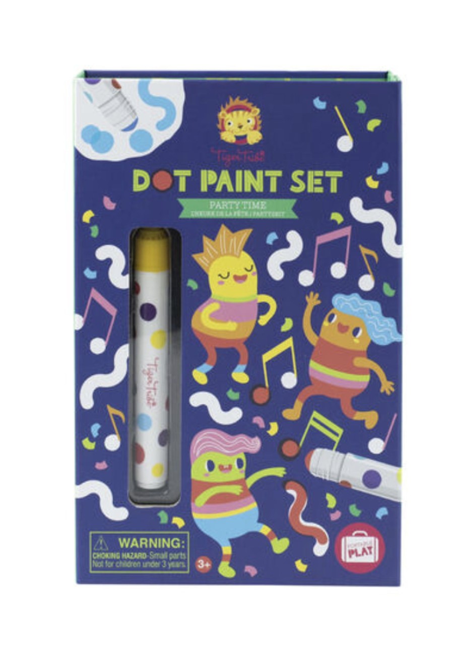 Toys & Activites Tiger Tribe | Dot Paint Set; Party Time - Tiger Tribe