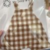 Toys & Activites My Dolly & Friends | Doll Overalls; Rust Gingham - 38Cm