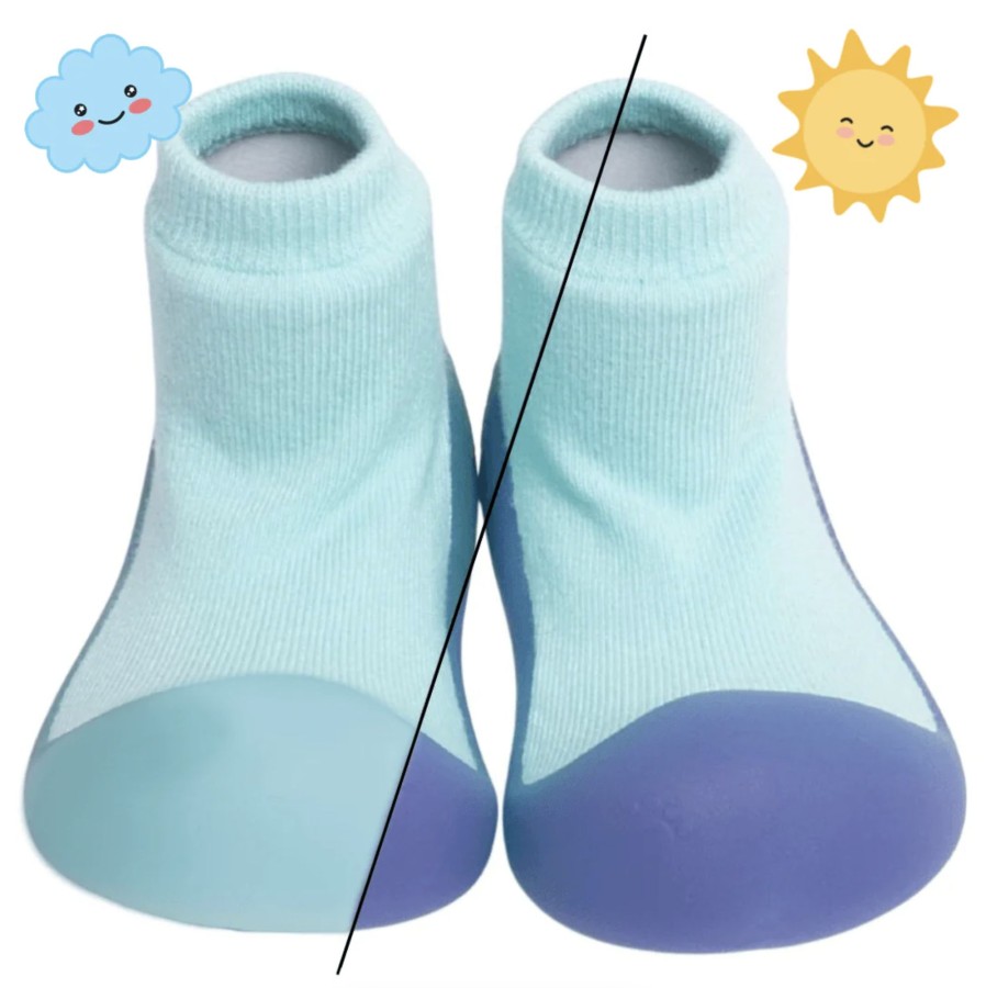 Clothes & Accessories BigToes | Bigtoes Shoe - Mute/Sky Blue