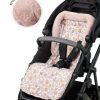 For Mums & Dads OiOi | Cozy Fleece Pram Liner - Peach Paisley