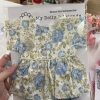 Toys & Activites My Dolly & Friends | Doll Blouse Set; Blue Floral - 32Cm