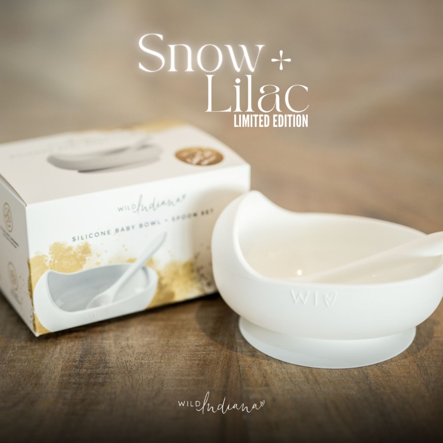 Baby, Kids & Teens Wild Indiana | Limited Edition Silicone Bowl Set - Snow