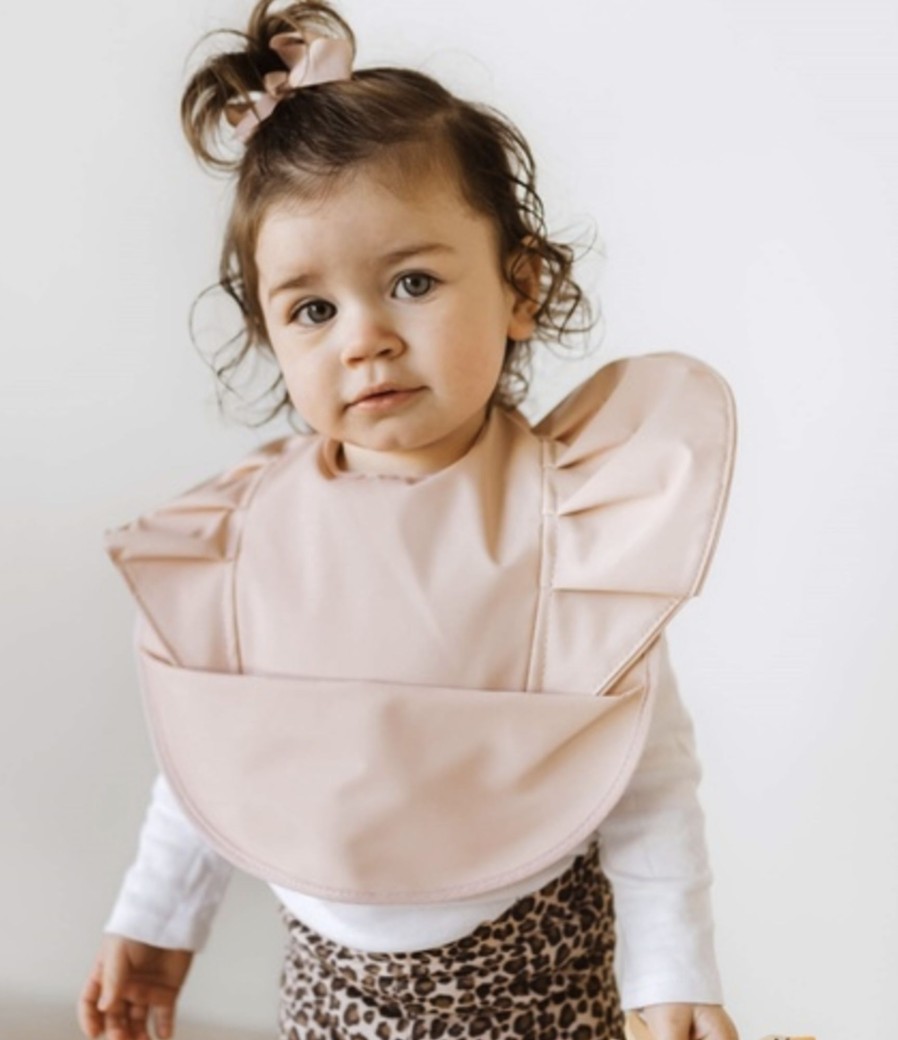 Baby, Kids & Teens Snuggle Hunny Kids | Snuggle Bib; Nude Frill - Snuggle Hunny Kids