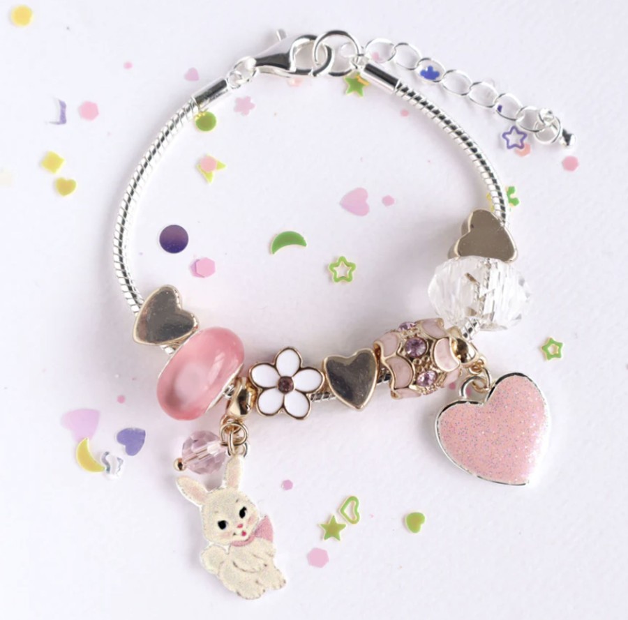 Clothes & Accessories Lauren Hinkley Australia | Charm Bracelet - Floral Dreams Bunny