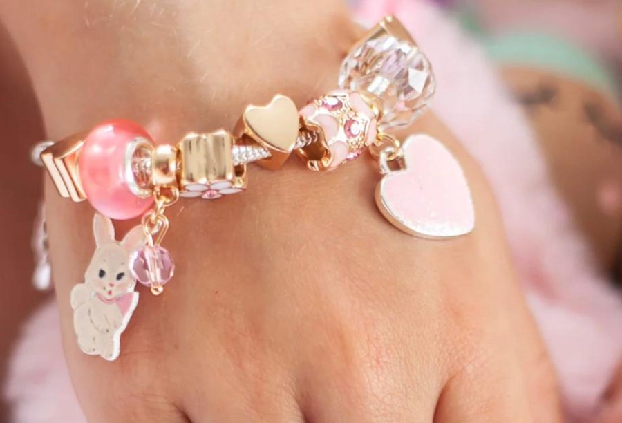 Clothes & Accessories Lauren Hinkley Australia | Charm Bracelet - Floral Dreams Bunny