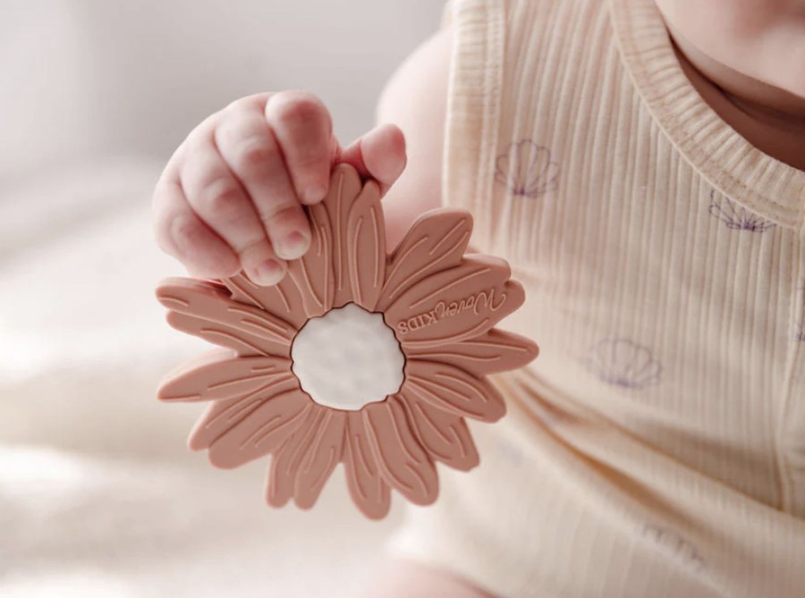 Baby, Kids & Teens Woven Kids | Silicone Teether - Blush Daisy