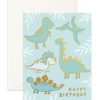 For Mums & Dads Fox & Fallow | Happy Birthday Dinos Greeting Card