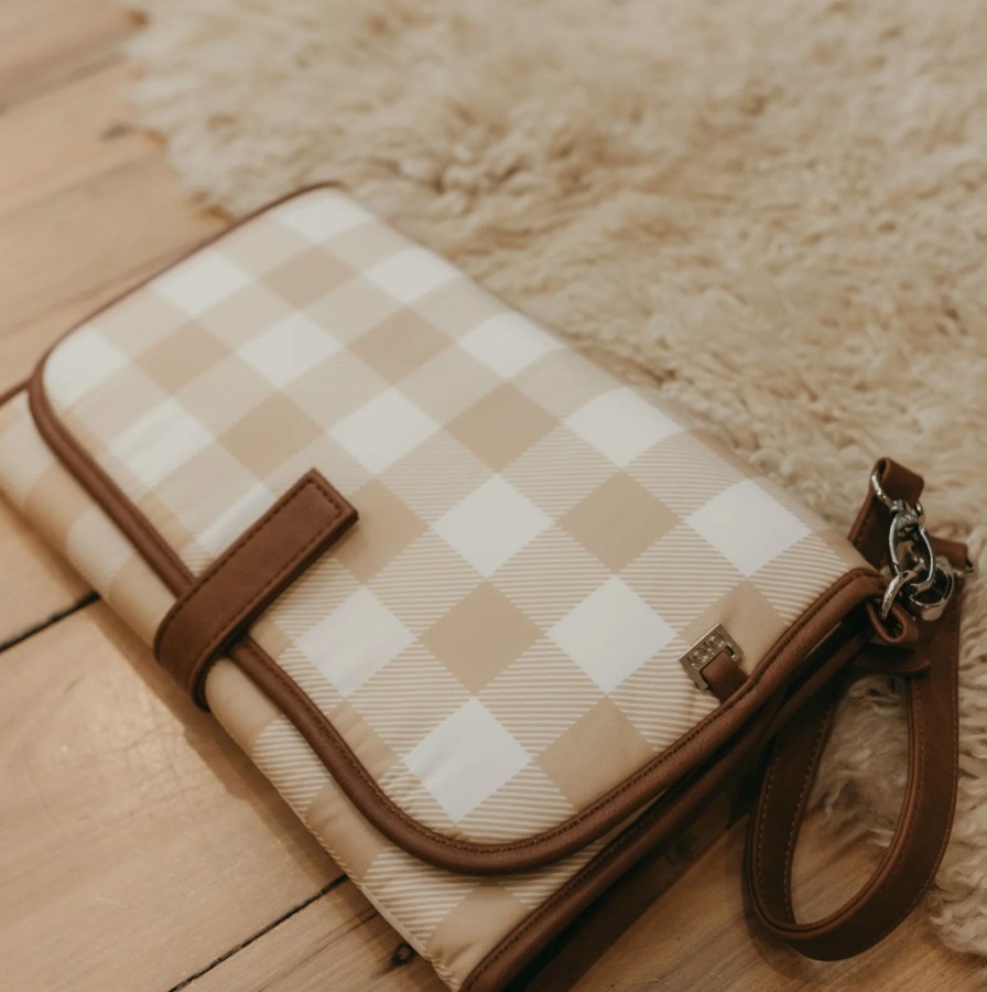 For Mums & Dads OiOi | Change Mat Clutch - Beige Gingham