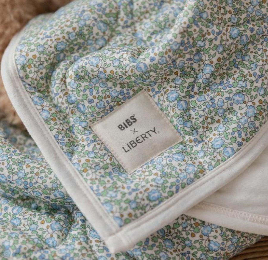 Baby, Kids & Teens BIBS | Bibs X Liberty Quilted Blanket; Chamomile Lawn - Violet Sky