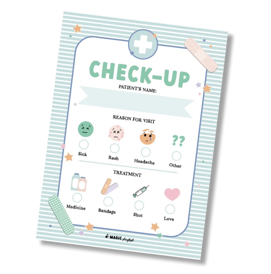 Toys & Activites Magic Playbook | Check Up Pretend Notepad