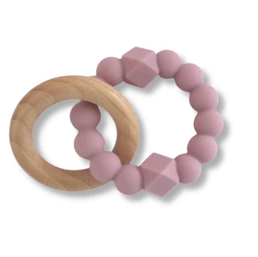 Baby, Kids & Teens Jellystone Designs | Moon Teether - Mauve