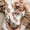 Baby, Kids & Teens Snuggle Hunny Kids | Jersey Wrap & Topknot Set; Rosebud - Snuggle Hunny Kids