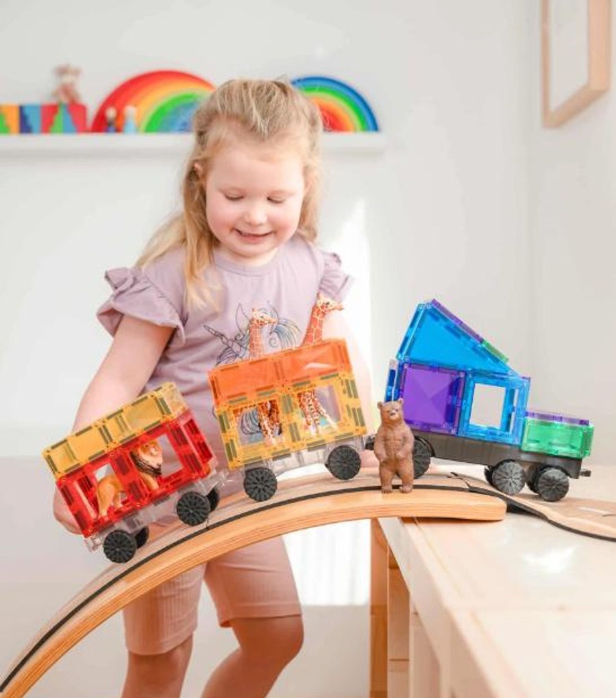 Toys & Activites Connetix | 50Pc Rainbow Transport Pack