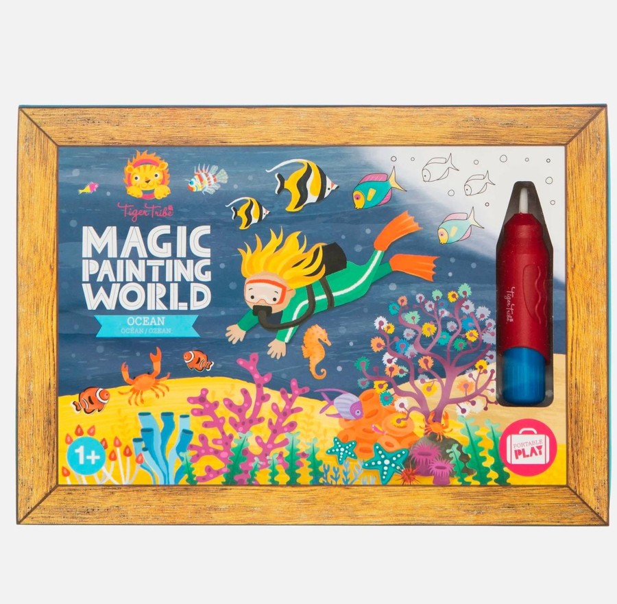 Toys & Activites Tiger Tribe | Magic Painting; Ocean - Tiger Tribe