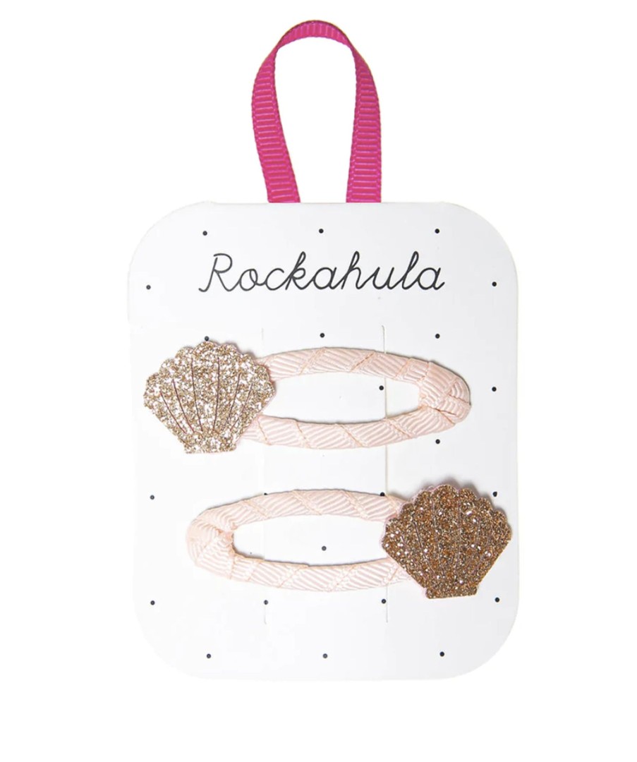 Clothes & Accessories Rockahula | Seashell Glitter Hair Clips