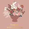 For Mums & Dads Fox & Fallow | Happy Anniversary Still Life Greeting Card