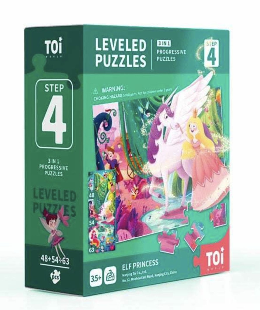 Toys & Activites Toi World | Leveled Puzzle - Elf Princess