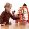 Toys & Activites Tender Leaf Toys | Cosmic Rocket - Wooden Space Play Set