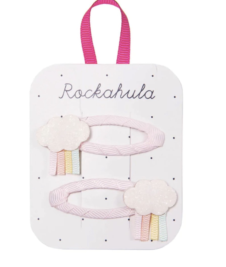 Clothes & Accessories Rockahula | Pastel Rainbow Cloud Hair Clips