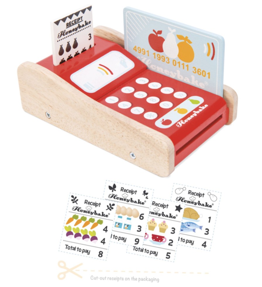 Toys & Activites Le Toy Van | Card Machine (Eftpos); Role Play Eftpos - Le Toy Van