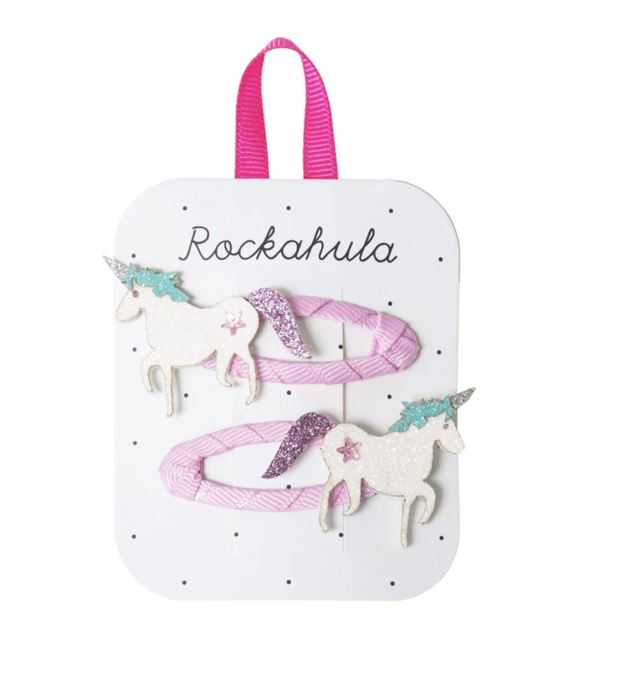 Clothes & Accessories Rockahula | Unicorn Glitter Clips