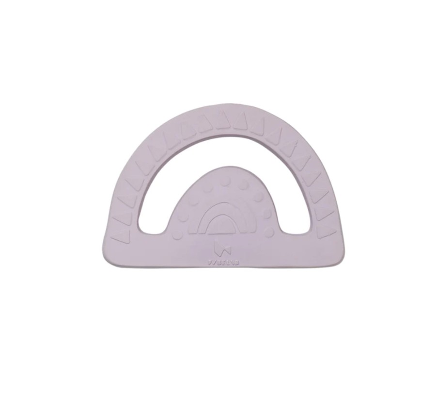 Baby, Kids & Teens Fabelab | Rainbow Natural Rubber Teether - Lilac