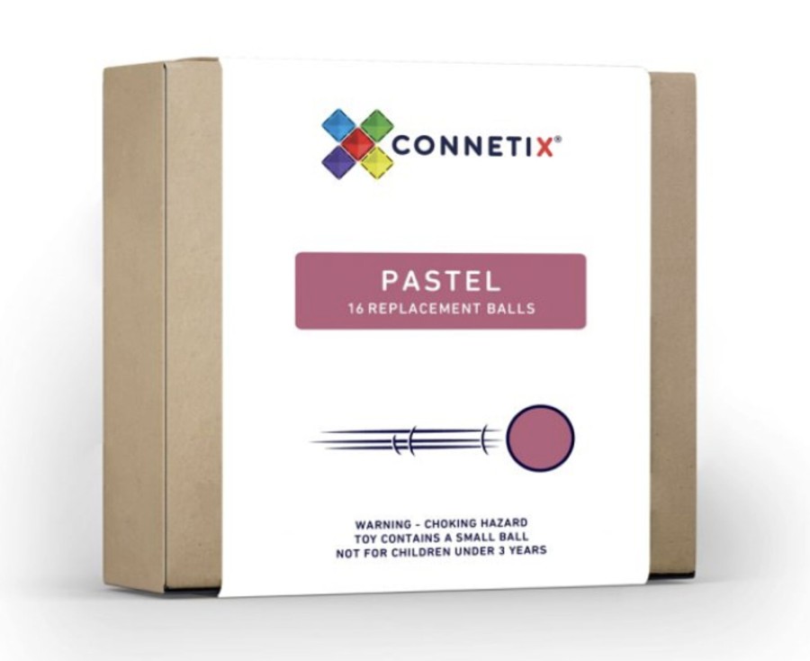 Toys & Activites Connetix | 16Pc Replacement Balls - Pastel