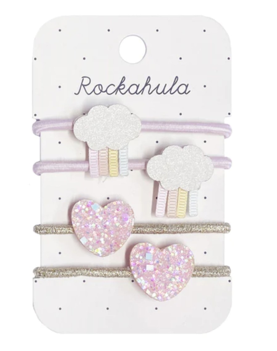 Clothes & Accessories Rockahula | Pastel Rainbow Cloud Ponies Hair Elastics