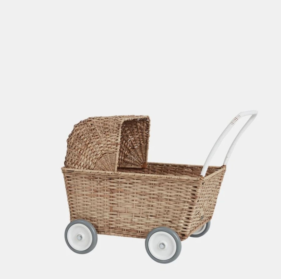 Toys & Activites Olli Ella | Rattan Strolley Natural - Olli Ella