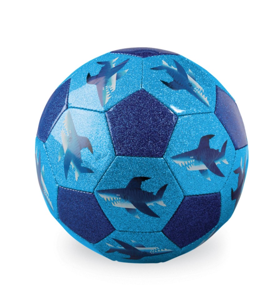 Toys & Activites Tiger Tribe | Glitter Soccer Ball; Shark City (Size 3) - Tiger Tribe