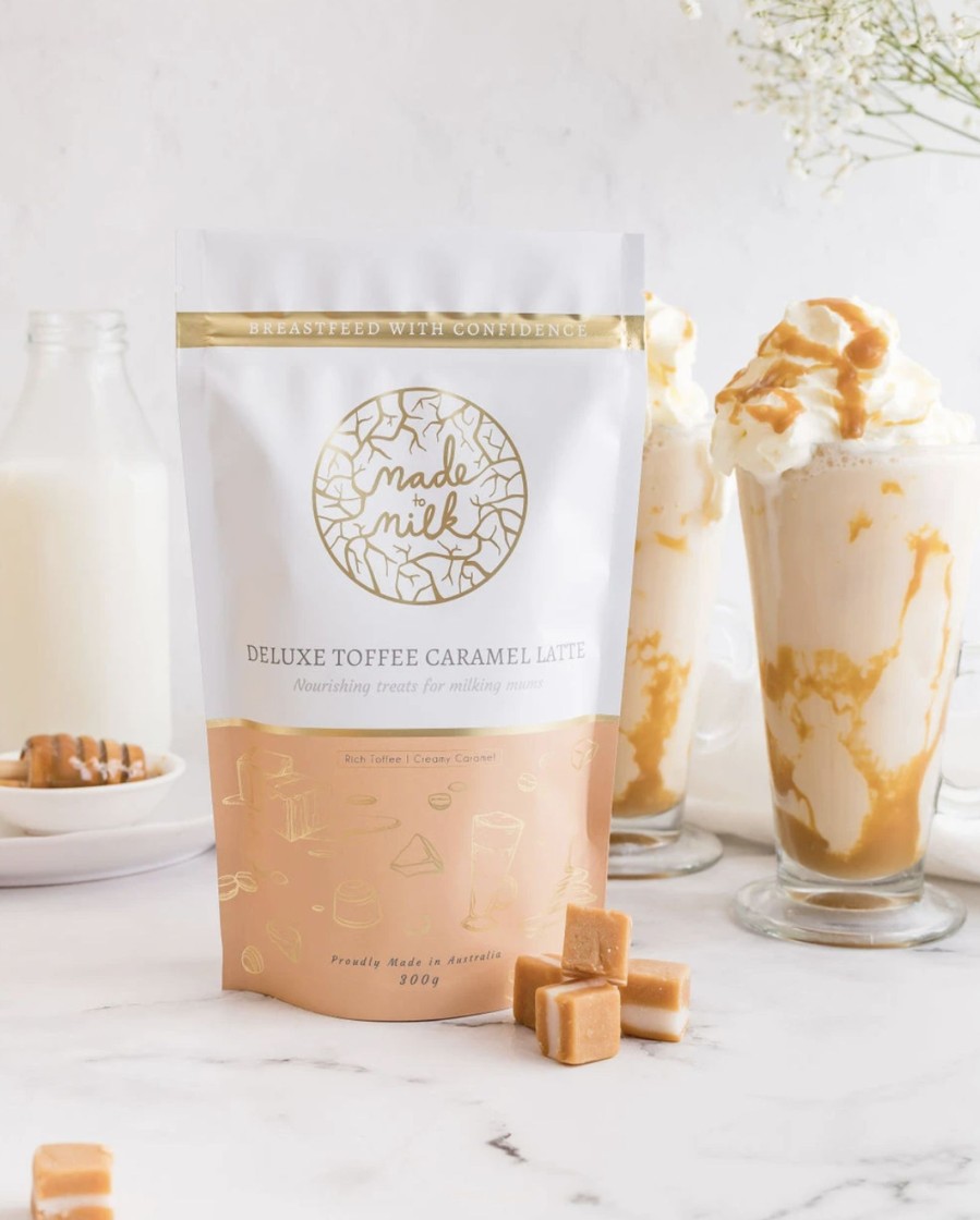 For Mums & Dads Made To Milk | Deluxe Lactation Toffee Caramel Latte