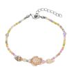 Clothes & Accessories Aquarius Designs | Anklet; Pastel Rainbow W/ Turtle - Aquarius Designs