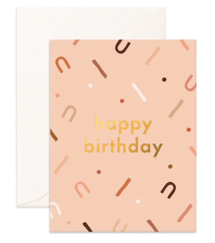 For Mums & Dads Fox & Fallow | Happy Birthday Frappe Greeting Card