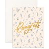 For Mums & Dads Fox & Fallow | Congrats Forget Me Not Greeting Card