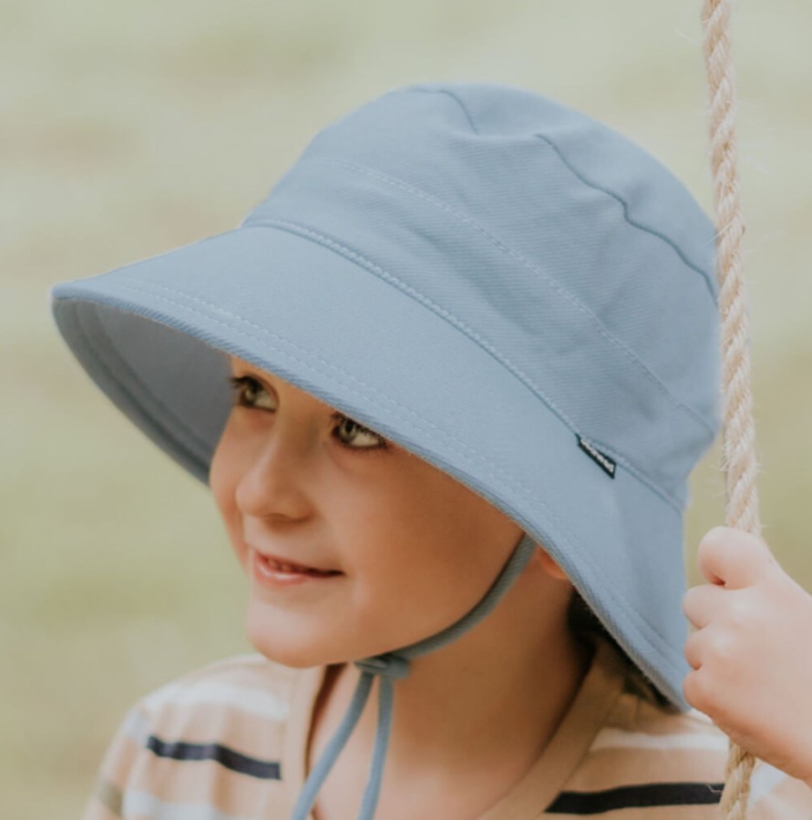 Clothes & Accessories Bedhead Hats | Kids Bucket Hat - Chambray