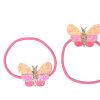 Clothes & Accessories Pink Poppy | Hair Elastics; Butterfly Skies