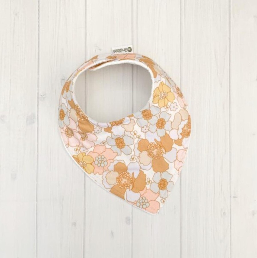 Baby, Kids & Teens Grubbee | Sunset Floral Dribble Bib - Grubbee