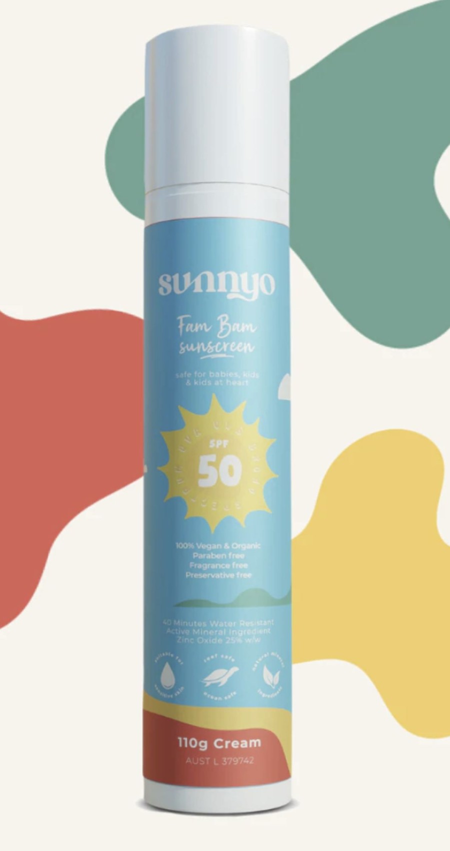 Toys & Activites Sunnyo | Fam Bam Spf 50 Sunscreen