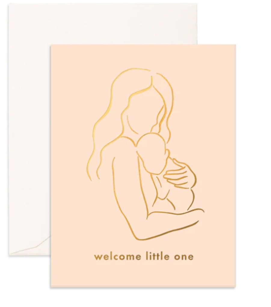 For Mums & Dads Fox & Fallow | Welcome Little One Mama Greeting Card