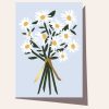 For Mums & Dads Elm Paper | Blue Daisies Greeting Card