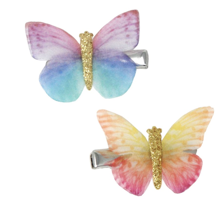 Clothes & Accessories Pink Poppy | Hair Clips; Butterfly Burst