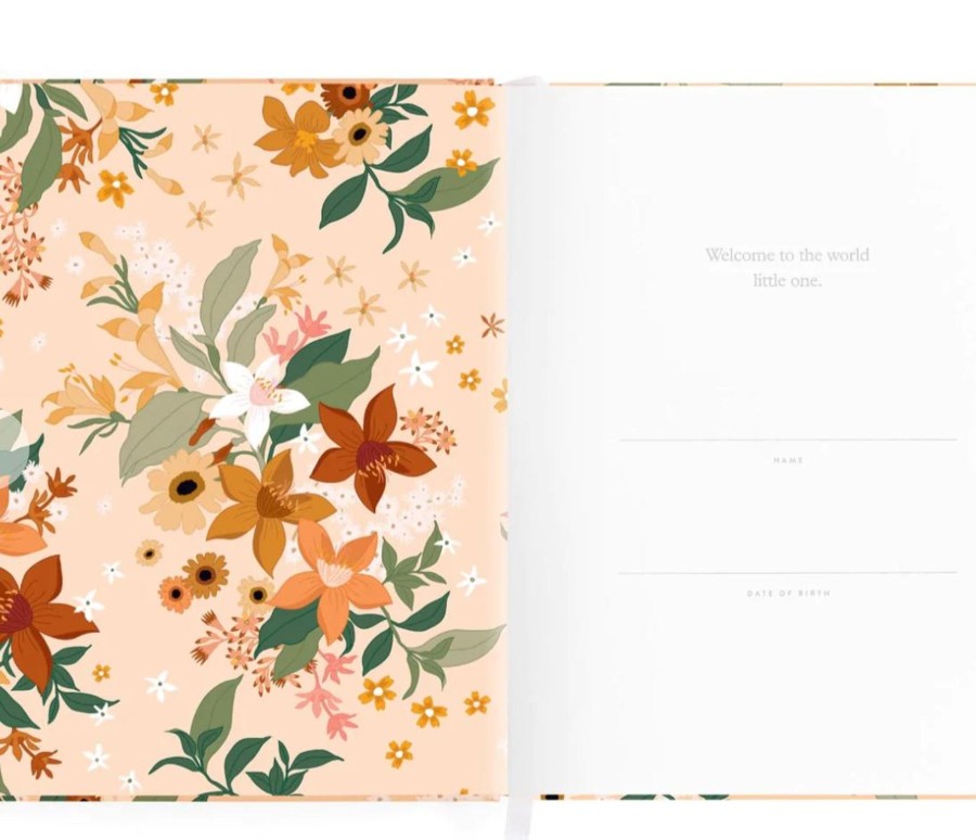 For Mums & Dads Fox & Fallow | Baby Book - Floral