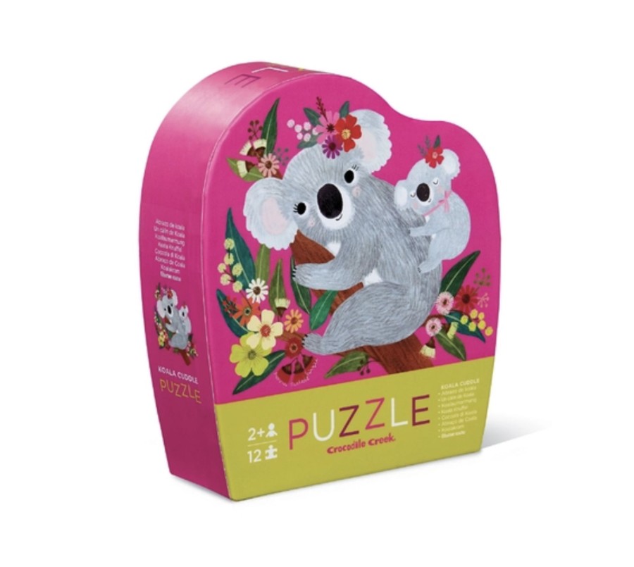 Toys & Activites Crocodile Creek | Mini Puzzle 12Pc; Koala Cuddle - Crocodile Creek