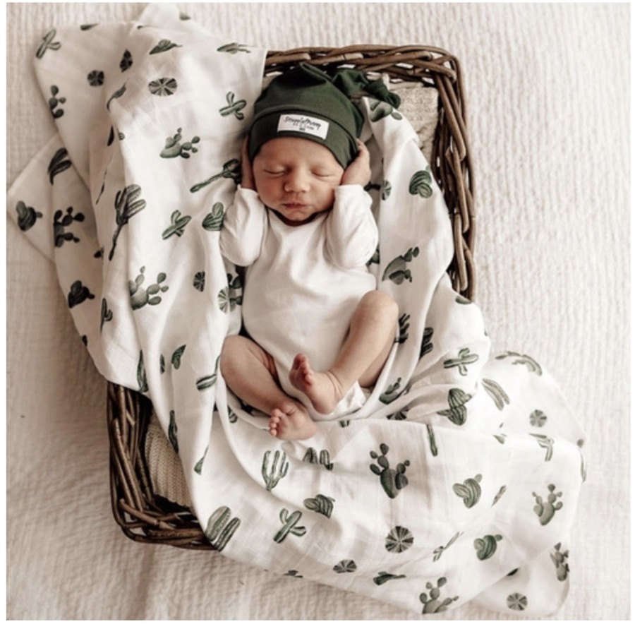 Baby, Kids & Teens Snuggle Hunny Kids | Organic Muslin Wrap; Cactus - Snuggle Hunny Kids