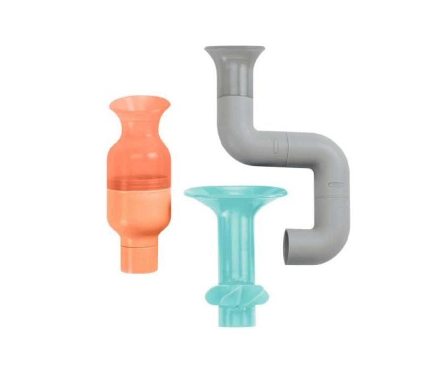 Toys & Activites Boon | Tubes - Aqua & Grey