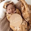 Baby, Kids & Teens Snuggle Hunny Kids | Organic Muslin Wrap; Golden Flower - Snuggle Hunny Kids