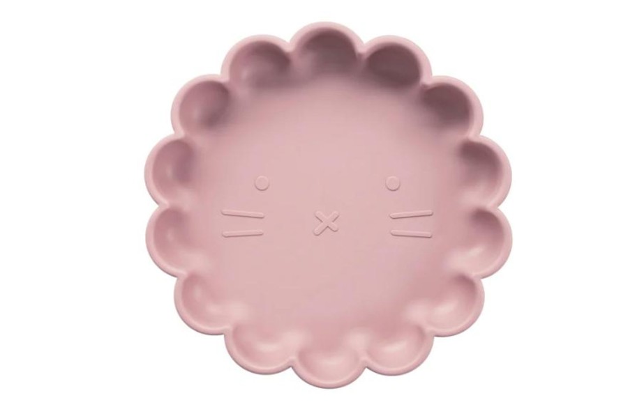 Baby, Kids & Teens Mod + Tod | Silicone Suction Lion Plate; Dusty Pink